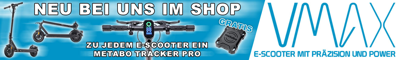 Neu bei uns im Shop: VMAX - E-Scooter mit Präzision und Power