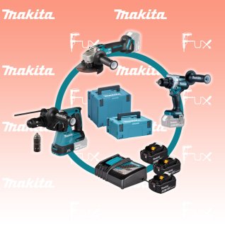 Makita 4-teilige bürstenlose Mega-Combo SET