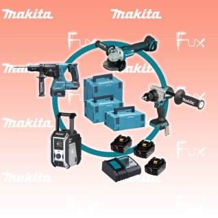 Makita Bürstenlose Mega-Combo SET 8 / 4-teilig