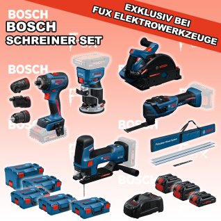 Bosch Professional 5-teiliges Schreiner Set  1 