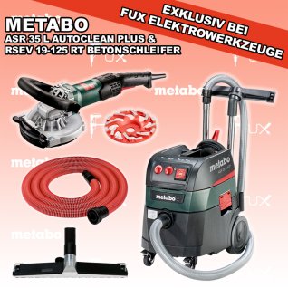 Metabo Set RSEV 19-125 Beton + ASR 35 L ACP Maschinen Set 2
