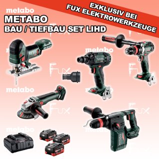 Metabo  Bau / Tiefbau Set 1