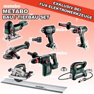 Metabo  Bau / Tiefbau Set 3 SOLO