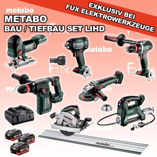 Metabo  Bau / Tiefbau Set 3