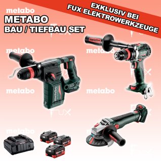 Metabo Bau / Tiefbau Set  5