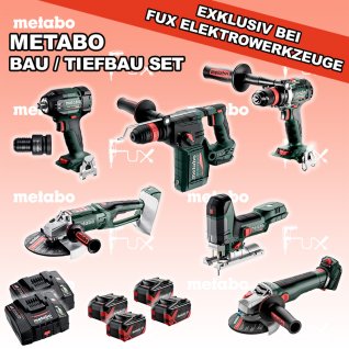 Metabo Bau / Tiefbau Set 10