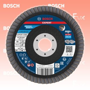 Bosch Expert Fächerschleifscheibe X782, ⌀ 125 mm, Korn  40